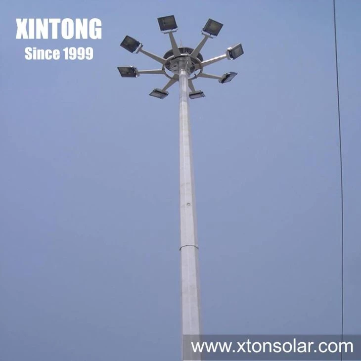 25m 30m Height High Mast Street Lighting Pole Price